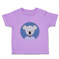 Toddler Clothes Head in Circle Koala Animals Funny Humor Toddler Shirt Cotton