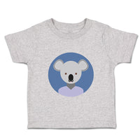 Toddler Clothes Head in Circle Koala Animals Funny Humor Toddler Shirt Cotton