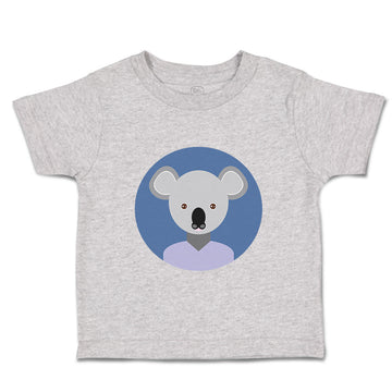 Toddler Clothes Head in Circle Koala Animals Funny Humor Toddler Shirt Cotton