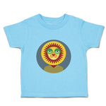Toddler Clothes Head in Circle Lion Animals Safari Toddler Shirt Cotton
