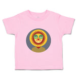 Toddler Clothes Head in Circle Lion Animals Safari Toddler Shirt Cotton