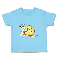 Toddler Clothes Snail Yellow with Big Eyes Toddler Shirt Baby Clothes Cotton