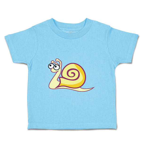 Toddler Clothes Snail Yellow with Big Eyes Toddler Shirt Baby Clothes Cotton