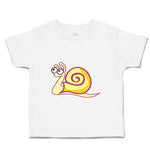 Toddler Clothes Snail Yellow with Big Eyes Toddler Shirt Baby Clothes Cotton