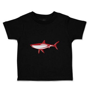 Toddler Clothes Shark Red Animals Ocean Sea Life Toddler Shirt Cotton