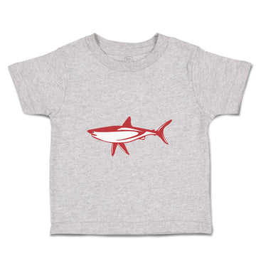 Toddler Clothes Shark Red Animals Ocean Sea Life Toddler Shirt Cotton