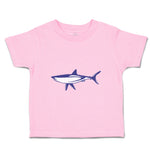 Toddler Clothes Shark Blue Animals Ocean Sea Life Toddler Shirt Cotton