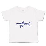 Toddler Clothes Shark Blue Animals Ocean Sea Life Toddler Shirt Cotton