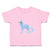 Toddler Girl Clothes Unicorn Blue Style B Funny Humor Toddler Shirt Cotton