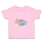 Toddler Clothes Dinosaur Blue Facing Left Dinosaurs Dino Trex Toddler Shirt