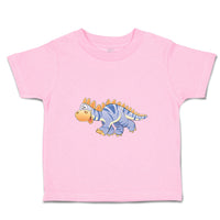 Toddler Clothes Dinosaur Blue Facing Left Dinosaurs Dino Trex Toddler Shirt