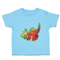 Toddler Clothes Dinosaur Red Facing Left Dinosaurs Dino Trex Toddler Shirt