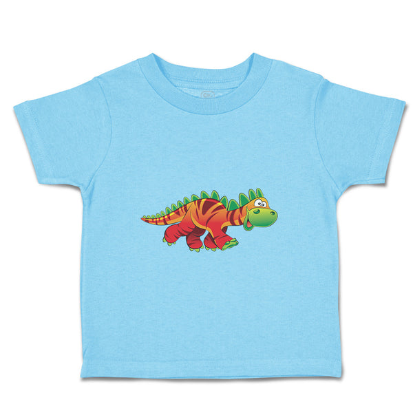 Toddler Clothes Dinosaur Red Facing Right Dinosaurs Dino Trex Toddler Shirt