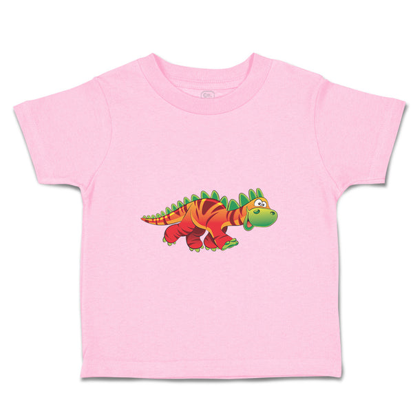 Toddler Clothes Dinosaur Red Facing Right Dinosaurs Dino Trex Toddler Shirt