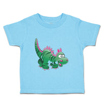 Toddler Clothes Dinosaur Green Facing Right Dinosaurs Dino Trex Toddler Shirt