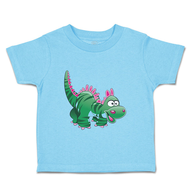 Toddler Clothes Dinosaur Green Facing Right Dinosaurs Dino Trex Toddler Shirt