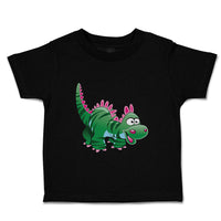 Toddler Clothes Dinosaur Green Facing Right Dinosaurs Dino Trex Toddler Shirt