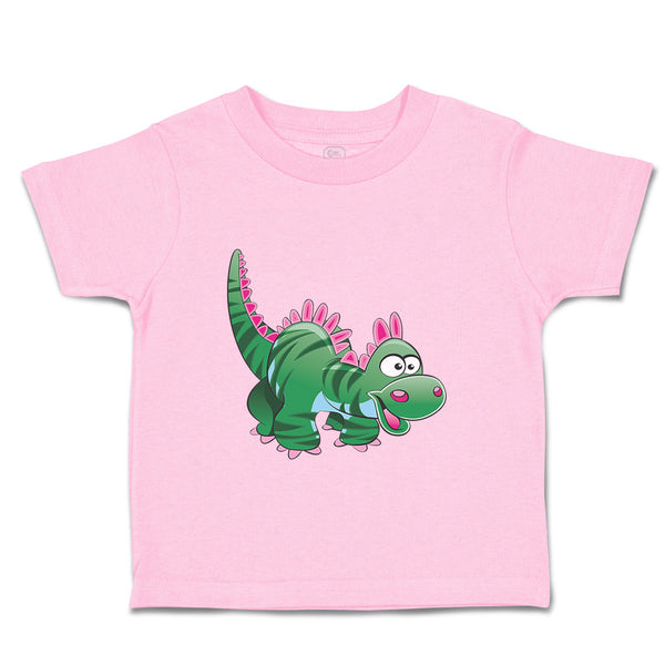 Toddler Clothes Dinosaur Green Facing Right Dinosaurs Dino Trex Toddler Shirt