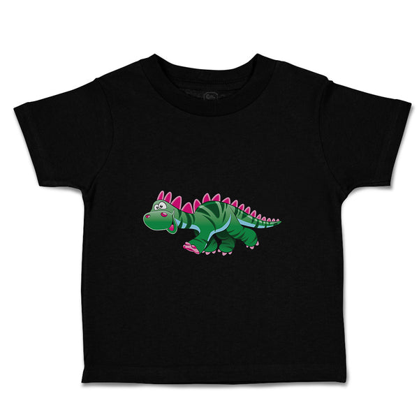 Toddler Clothes Dinosaur Green Facing Left Dinosaurs Dino Trex Toddler Shirt