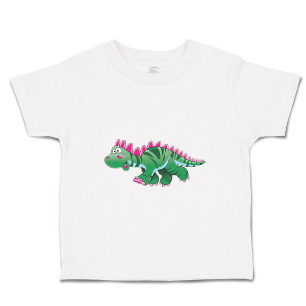 Toddler Clothes Dinosaur Green Facing Left Dinosaurs Dino Trex Toddler Shirt