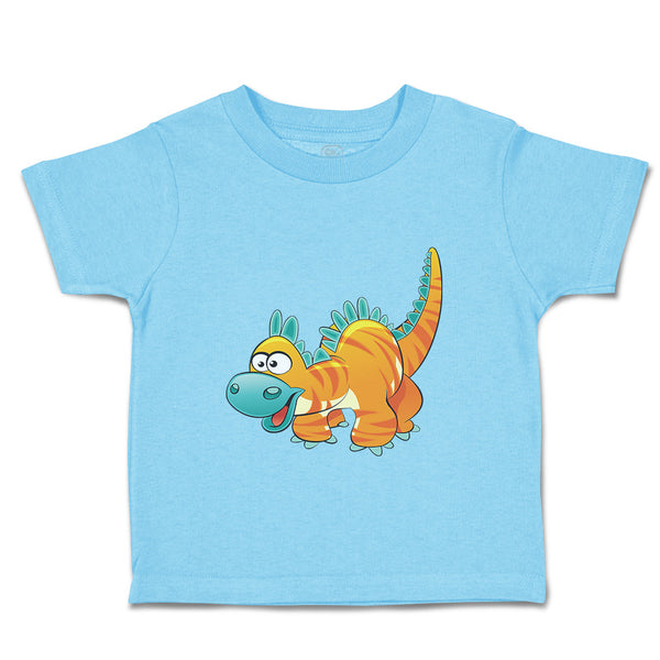 Toddler Clothes Dinosaur Yellow Facing Left Dinosaurs Dino Trex Toddler Shirt