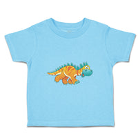 Toddler Clothes Dinosaur Yellow Facing Right Dinosaurs Dino Trex Toddler Shirt