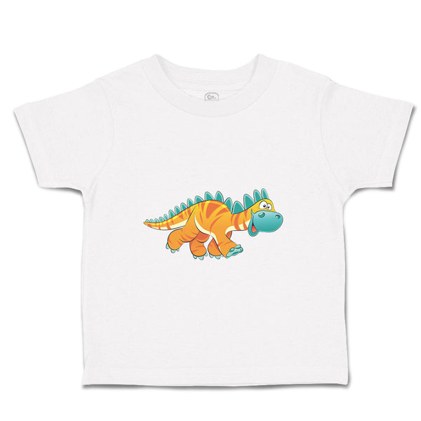 Toddler Clothes Dinosaur Yellow Facing Right Dinosaurs Dino Trex Toddler Shirt