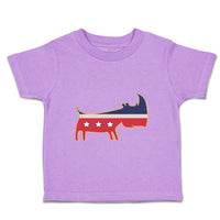 Toddler Girl Clothes Us Patriotic 4Th of July Unicorn Toddler Shirt Cotton