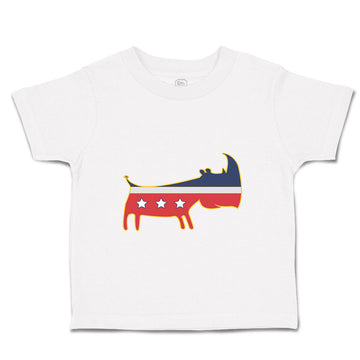 Toddler Girl Clothes Us Patriotic 4Th of July Unicorn Toddler Shirt Cotton