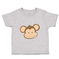 Toddler Clothes Monkey Face Safari Toddler Shirt Baby Clothes Cotton