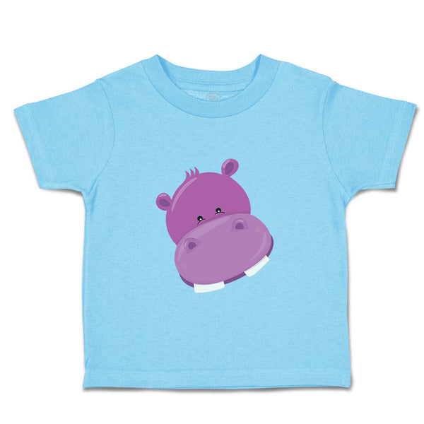 Toddler Clothes Hippo Face Safari Toddler Shirt Baby Clothes Cotton