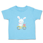 Toddler Clothes Bunny Bike Easter Toddler Shirt Baby Clothes Cotton