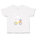 Toddler Clothes Bunny Bike Easter Toddler Shirt Baby Clothes Cotton