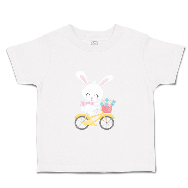 Toddler Clothes Bunny Bike Easter Toddler Shirt Baby Clothes Cotton