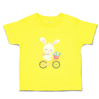 Toddler Clothes Bunny Bike Easter Toddler Shirt Baby Clothes Cotton