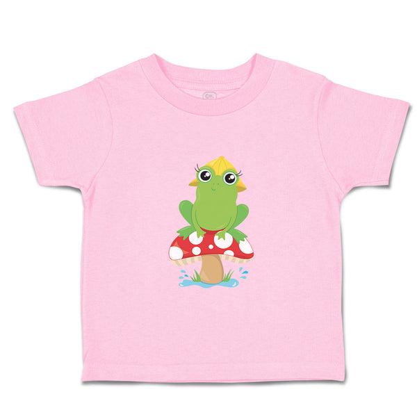 Toddler Clothes Frog Mushroom Funny Toddler Shirt Baby Clothes Cotton
