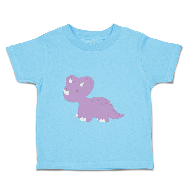 Toddler Clothes Dino Purple Dinosaurs Dino Trex Toddler Shirt Cotton