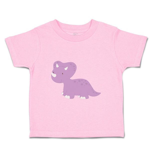 Toddler Clothes Dino Purple Dinosaurs Dino Trex Toddler Shirt Cotton