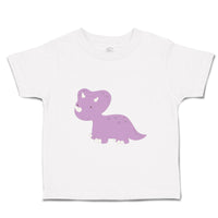 Toddler Clothes Dino Purple Dinosaurs Dino Trex Toddler Shirt Cotton