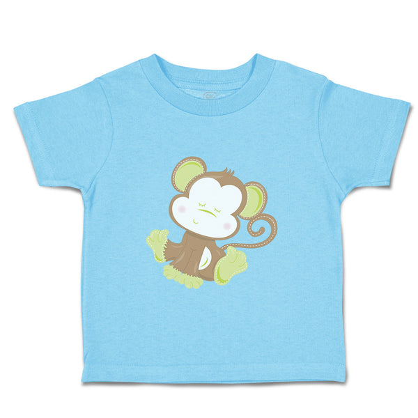 Toddler Clothes Baby Monkey Green Safari Toddler Shirt Baby Clothes Cotton