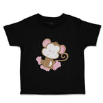 Toddler Clothes Baby Monkey Pink Safari Toddler Shirt Baby Clothes Cotton