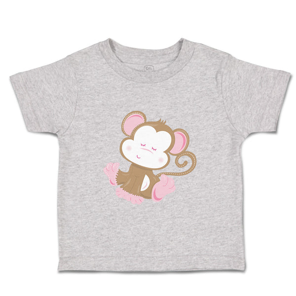 Toddler Clothes Baby Monkey Pink Safari Toddler Shirt Baby Clothes Cotton