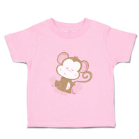 Toddler Clothes Baby Monkey Pink Safari Toddler Shirt Baby Clothes Cotton