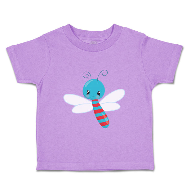 Toddler Clothes Dragonfly Red Blue Toddler Shirt Baby Clothes Cotton