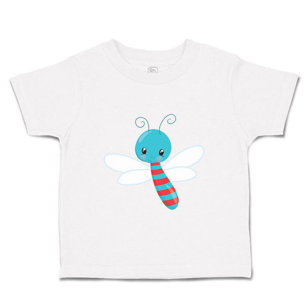 Toddler Clothes Dragonfly Red Blue Toddler Shirt Baby Clothes Cotton