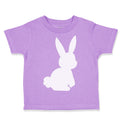 Toddler Clothes Easter Bunny Silhouette White Toddler Shirt Baby Clothes Cotton
