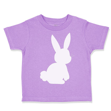 Toddler Clothes Easter Bunny Silhouette White Toddler Shirt Baby Clothes Cotton