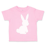 Toddler Clothes Easter Bunny Silhouette White Toddler Shirt Baby Clothes Cotton