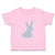 Toddler Clothes Easter Bunny Silhouette Light Blue 2 Toddler Shirt Cotton