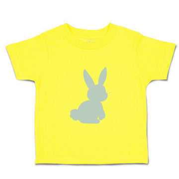 Toddler Clothes Easter Bunny Silhouette Light Blue 2 Toddler Shirt Cotton